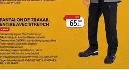 DomPro ENGEL Pantalon de travail entire avec stretch offre