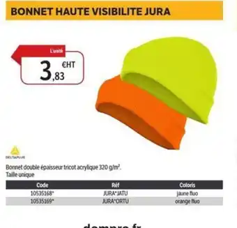 DomPro Bonnet haute visibilite jura offre