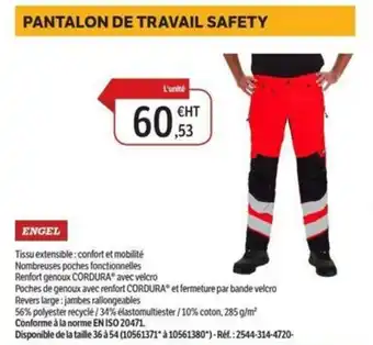 DomPro ENGEL Pantalon de travail safety offre