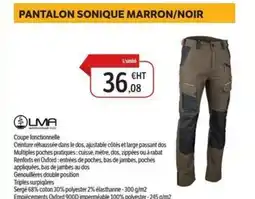 DomPro Pantalon sonique marron/noir offre
