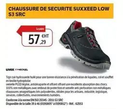 DomPro Chaussure de securite suxxeed low s3 src offre