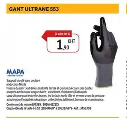 DomPro MAPA Gant ultrane 553 offre