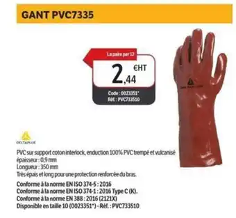 DELTAPLUS Gant pvc7335