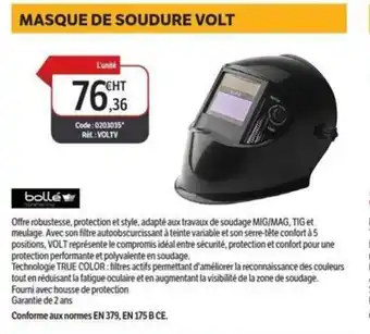 DomPro Masque de soudure volt offre