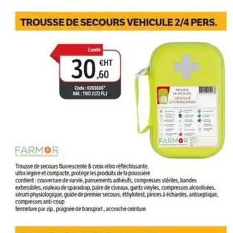 DomPro Trousse de secours vehicule 2/4 pers offre