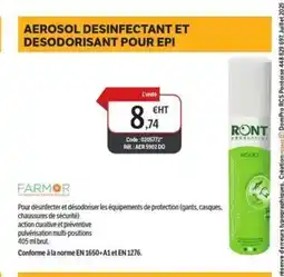 DomPro Aerosol desinfectant et desodorisant pour epi offre