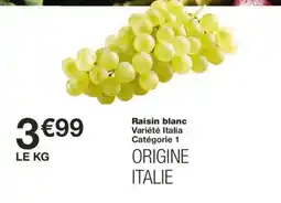 Monoprix Raisin blanc offre