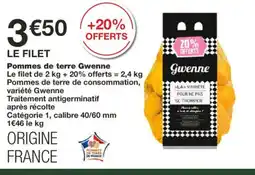 Monoprix Pommes de terre Gwenne offre