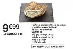 Monoprix Huîtres creuses fines de claire offre