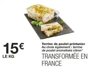 Monoprix Terrine de poulet printanier offre