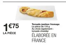 Monoprix Torsade jambon fromage offre