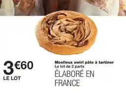 Monoprix Moelleux swirl pâte à tartiner offre