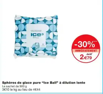 Monoprix ICE BALL Sphères de glace pure à dilution lente offre