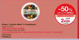 Monoprix L'ATELIER BLINI Olives à l'andalouse offre