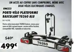 Narbonne accessoires Porte-vélo plateforme basculant tg260 alu offre