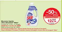 Monoprix SKIP Lessive liquide ultra détachant offre