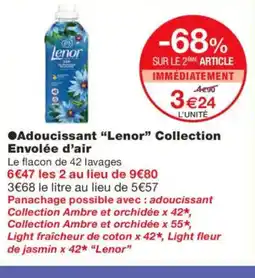 Monoprix LENOR Adoucissant Collection Envolée d'air offre