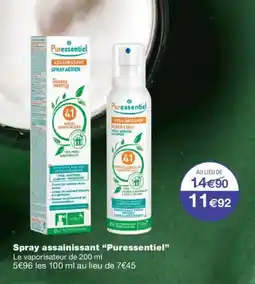 Monoprix PURESSENTIEL Spray assainissant offre