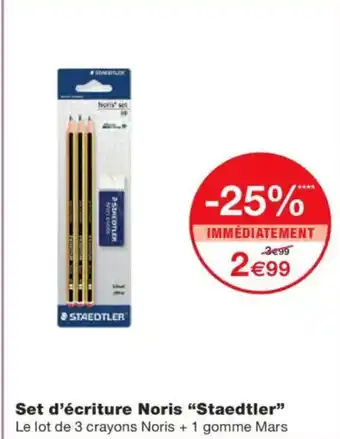 Monoprix STAEDTLER Set d'écriture Noris offre