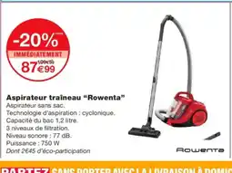 Monoprix ROWENTA Aspirateur traîneau offre