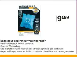 Monoprix WONDERBAG Sacs pour aspirateur offre