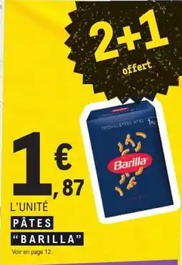 E.Leclerc Express BARILLA Pâtes offre