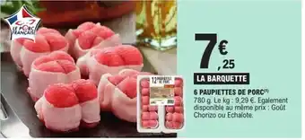 E.Leclerc Express 6 paupiettes de porc offre
