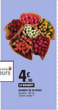 E.Leclerc Express Bouquet de 20 roses offre