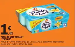 E.Leclerc Express YOPLAIT Perle de lait vanille offre