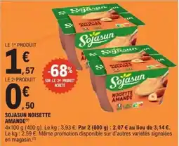 E.Leclerc Express SOJASUN Noisette amande offre