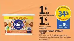 E.Leclerc Express BLINI Houmous format spécial offre