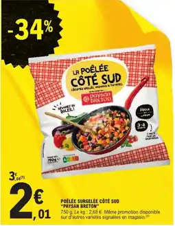 E.Leclerc Express PAYSAN BRETON Poêlée surgelée côté sud offre