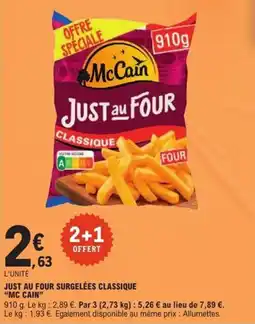 E.Leclerc Express MC CAIN au four surgelées classique offre
