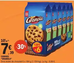 E.Leclerc Express GRANOLA Cookies offre