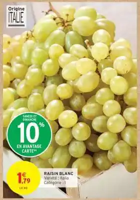 Intermarché Raisin Blanc offre