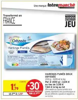 Intermarché Harengs Fumés Doux Odyssée offre