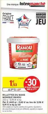 Intermarché RILLETTES DU MANS offre