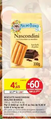 Intermarché Biscuits Nascondini Mulino Bianco offre
