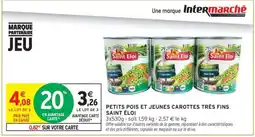 Intermarché PETITS POIS ET JEUNES CAROTTES TRÈS FINS SAINT ÉLOI offre
