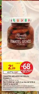Intermarché TOMATES SÉCHÉES AU SOLEIL offre