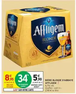 Intermarché BIÈRE BLONDE D'ABBAYE “AFFLIGEM” offre