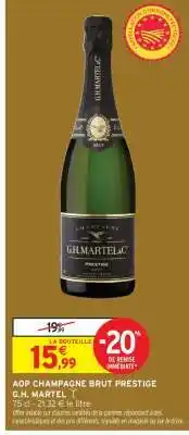 Intermarché AOP CHAMPAGNE BRUT PRESTIGE offre