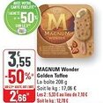 G20 MAGNUM Wonder Golden Toffee offre
