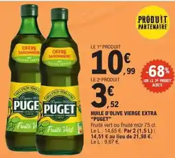 E.Leclerc Express PUGET Huile d'olive vierge extra offre