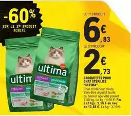 E.Leclerc Express ULTIMA Croquettes pour chat stérilisé offre