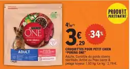 E.Leclerc Express PURINA ONE Croquettes pour petit chien offre