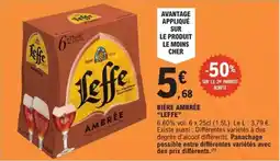 E.Leclerc Express LEFFE Bière ambrée offre