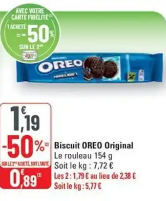 G20 OREO Biscuit Original offre