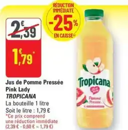 G20 Jus de Pomme Pressée Pink Lady TROPICANA offre