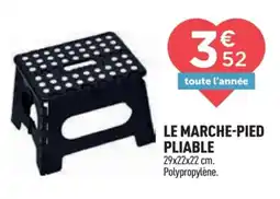 Centrakor Le marche-pied pliable offre